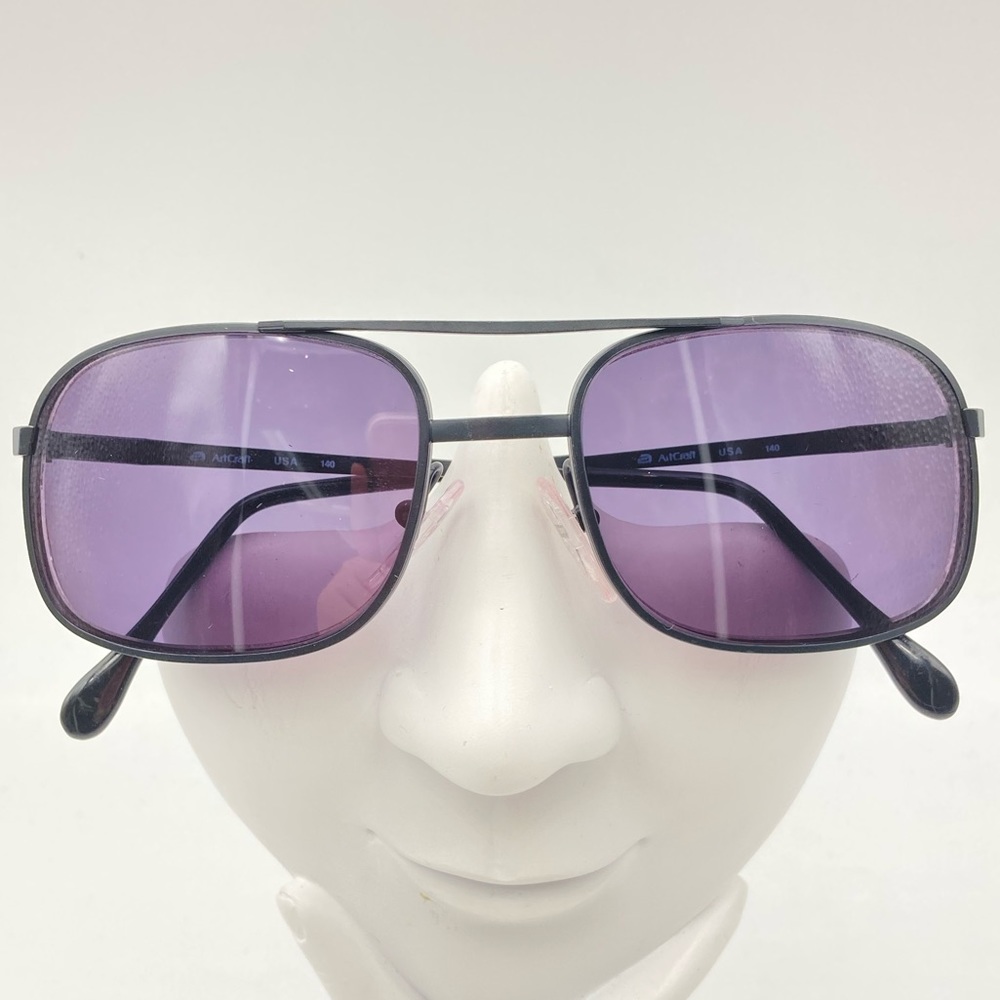 Vintage Art Craft Black Aviator Sunglasses Frames